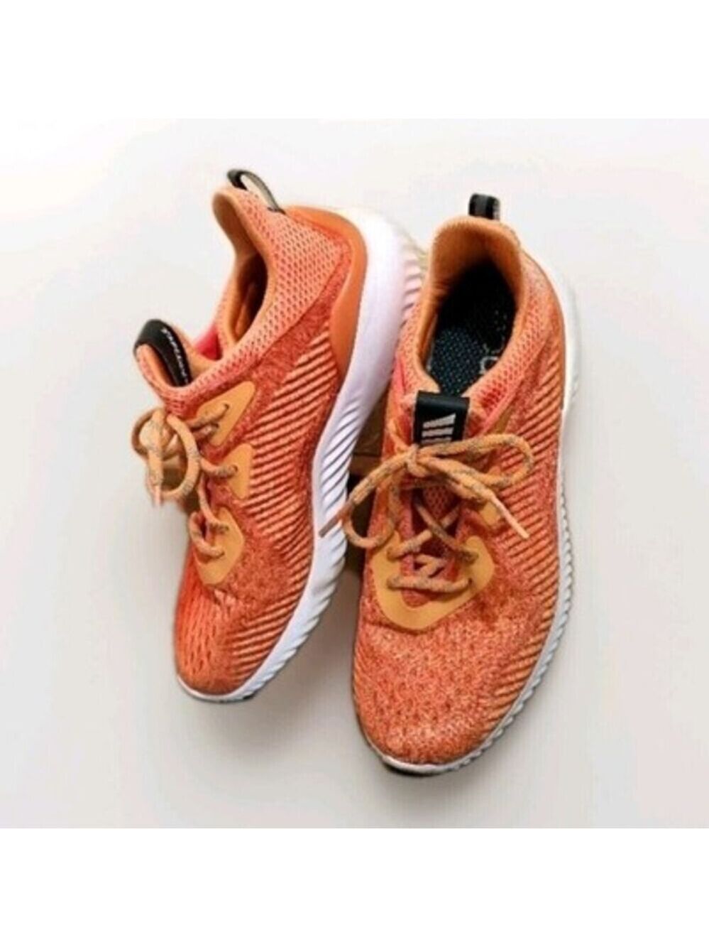 EUC Adidas Alphabounce Women's Orange Coral Running Shoes BW0327 Size 6 1/2